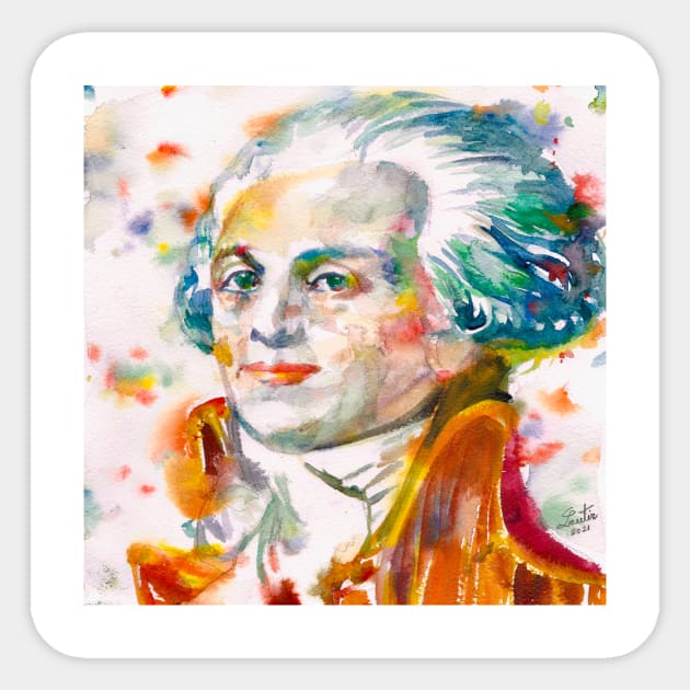 MAXIMILIEN ROBESPIERRE - watercolor portrait Sticker by lautir